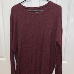 AE Soft & Sexy Burgandy Sweater